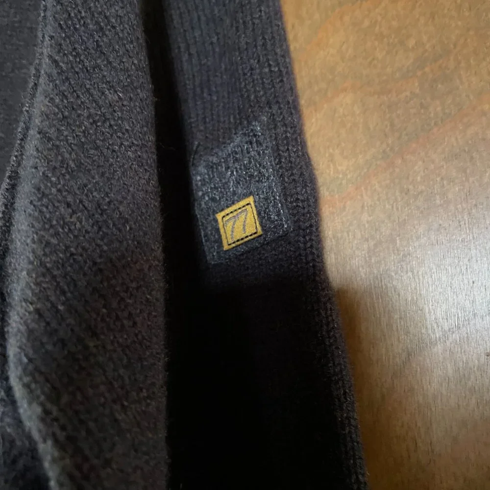 VINTAGE Men's Lambswool Knit Sweater Pullover. PRISTINE Camel Active / Dornbush - Picture 3 of 15